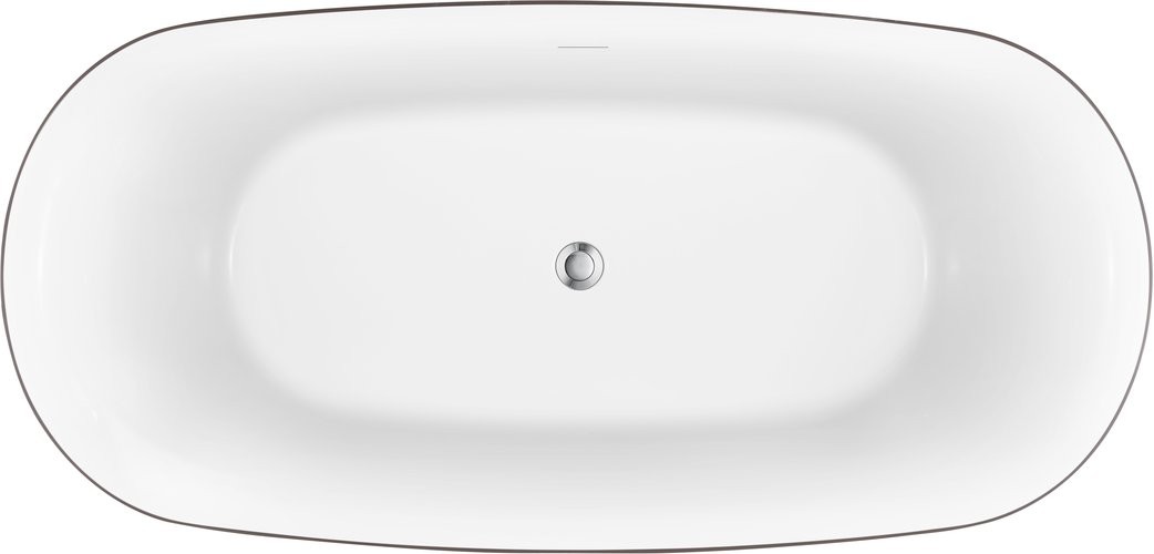 Ванна из искусственного камня Roxen Kleo 220150-1778-GM 170x78 Ванна из искусственного камня Roxen Kleo 220150-1778-GM 170x78