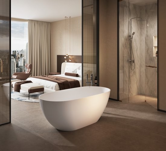 Ванна из искусственного камня Roxen Terra 200100-1572 150x70 Ванна из искусственного камня Roxen Terra 200100-1572 150x70