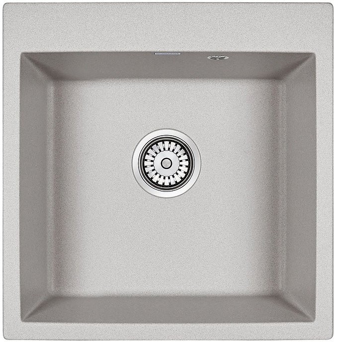 Мойка кухонная Paulmark Praktisch PM105152-GR серая Мойка кухонная Paulmark Praktisch PM105152-GR серая