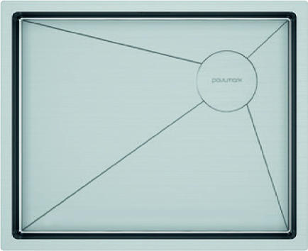 Мойка кухонная Paulmark Next-SKEW 580 PM885844-BS хром Мойка кухонная Paulmark Next-SKEW 580 PM885844-BS хром