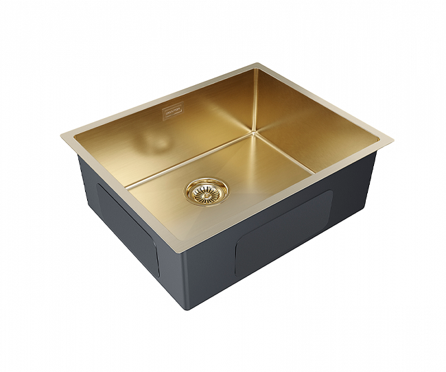 Мойка кухонная Paulmark Next-540 PM215444-BG брашированное золото Мойка кухонная Paulmark Next-540 PM215444-BG брашированное золото