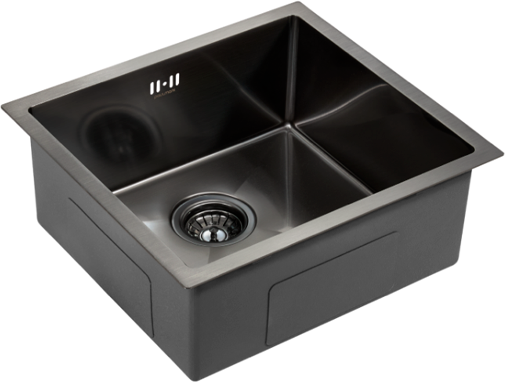 Мойка кухонная Paulmark Marx PM214844-GM вороненая сталь Мойка кухонная Paulmark Marx PM214844-GM вороненая сталь