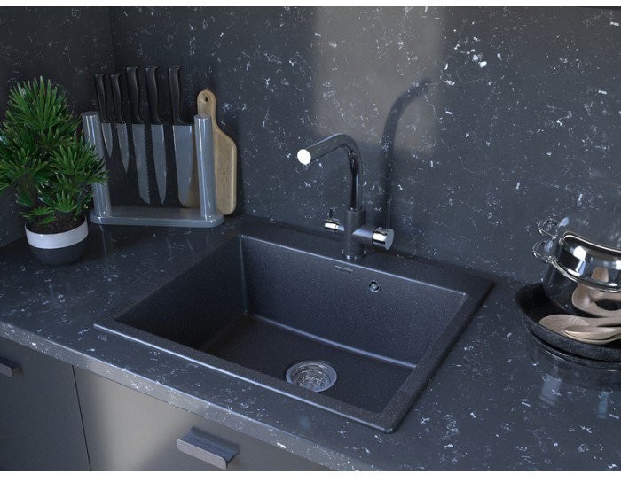 Мойка кухонная Paulmark Kante PM106052-AN антрацит Мойка кухонная Paulmark Kante PM106052-AN антрацит