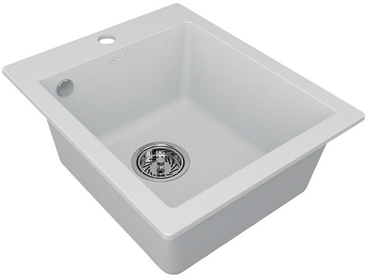 Мойка кухонная Paulmark Kante 40 PM104249-WH белый Мойка кухонная Paulmark Kante 40 PM104249-WH белый