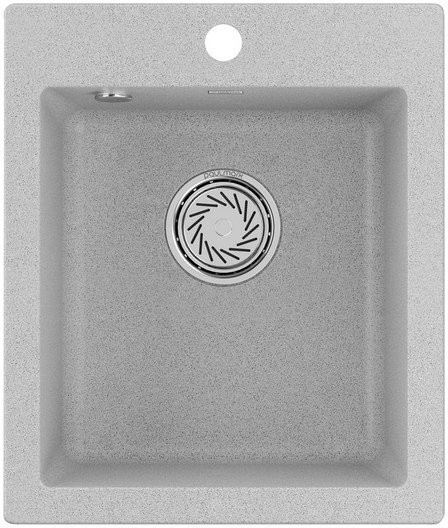 Мойка кухонная Paulmark Kante 40 PM104249-GR серый Мойка кухонная Paulmark Kante 40 PM104249-GR серый