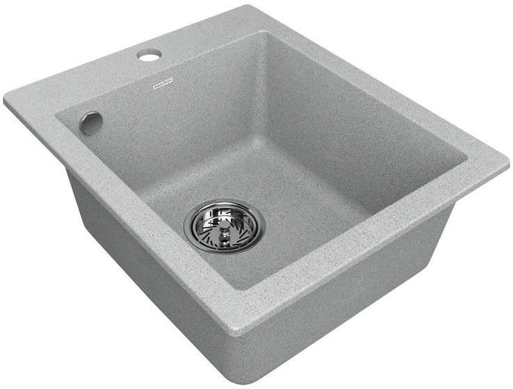 Мойка кухонная Paulmark Kante 40 PM104249-GR серый Мойка кухонная Paulmark Kante 40 PM104249-GR серый