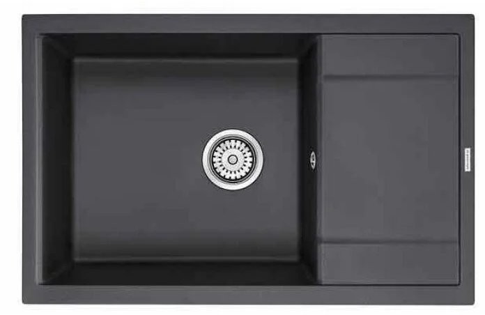 Мойка кухонная Paulmark Flugen PM317850-BL 78x50 черная Мойка кухонная Paulmark Flugen PM317850-BL 78x50 черная