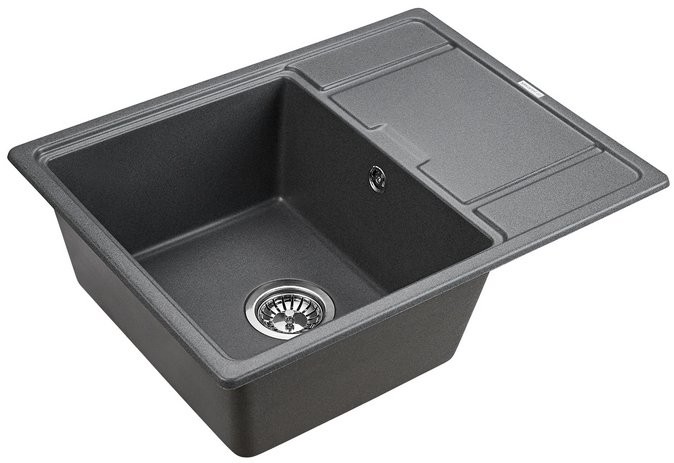 Мойка кухонная Paulmark FLUGEN 50-650 PM216550-DG графит Мойка кухонная Paulmark FLUGEN 50-650 PM216550-DG графит