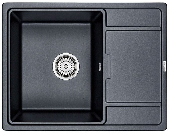 Мойка кухонная Paulmark FLUGEN 50-650 PM216550-BLM черный металлик Мойка кухонная Paulmark FLUGEN 50-650 PM216550-BLM черный металлик