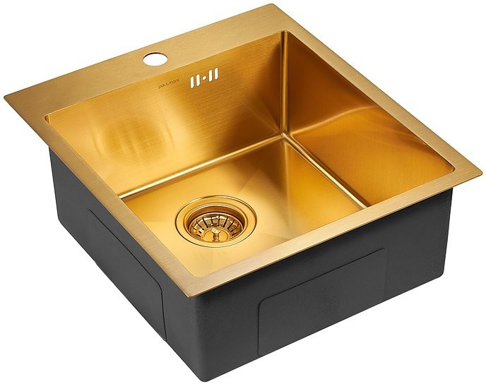 Мойка кухонная Paulmark Favore PM214551-BG брашированное золото Мойка кухонная Paulmark Favore PM214551-BG брашированное золото