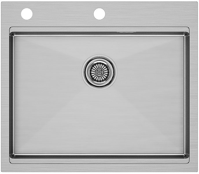 Мойка кухонная Paulmark Brim-Pro PM705951-BS сталь Мойка кухонная Paulmark Brim-Pro PM705951-BS сталь