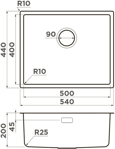 Мойка кухонная Omoikiri Tadzava 54-U/I-LG Ultra 4993266 54x44 светлое золото Мойка кухонная Omoikiri Tadzava 54-U/I-LG Ultra 4993266 54x44 светлое золото