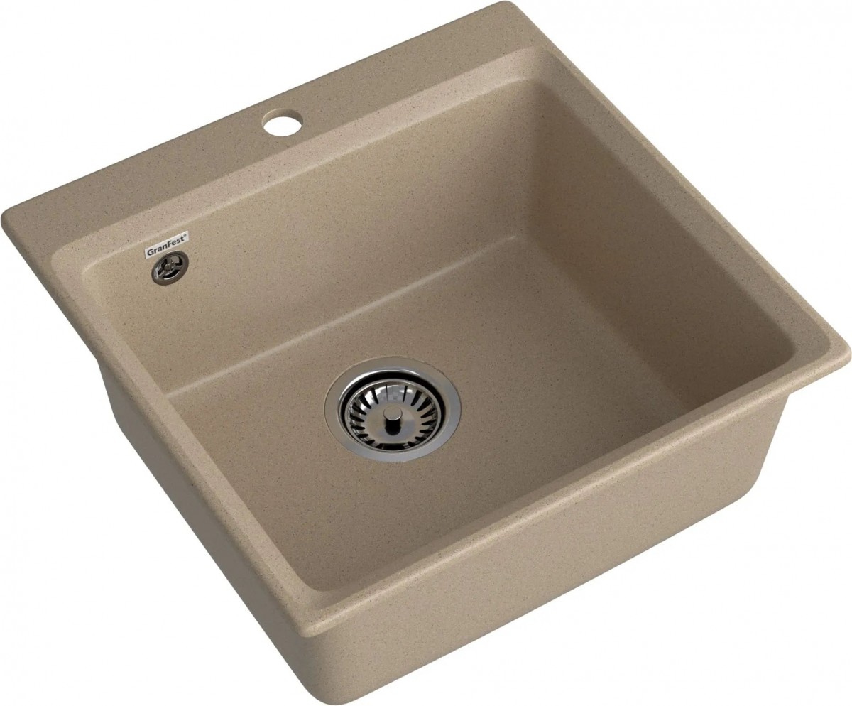 Мойка кухонная Granfest Level GF-LV-510 51x50 песочный Мойка кухонная Granfest Level GF-LV-510 51x50 песочный