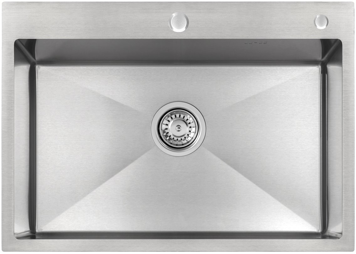 Мойка кухонная ARFEKA ECO AR 700*500 SATIN DECOR, сатин Мойка кухонная ARFEKA ECO AR 700*500 SATIN DECOR, сатин