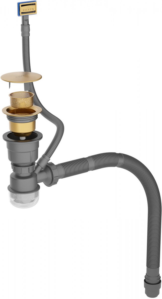 Мойка кухонная Roxen Simple 560220-50G-V 50x48 золото/вулканический песок Мойка кухонная Roxen Simple 560220-50G-V 50x48 золото/вулканический песок