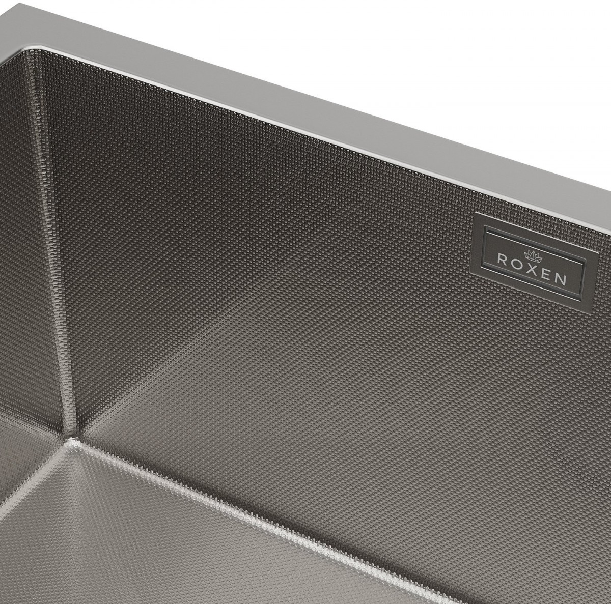 Мойка кухонная Roxen Uno 560210-54-GR 54x44 сатин/зерно Мойка кухонная Roxen Uno 560210-54-GR 54x44 сатин/зерно