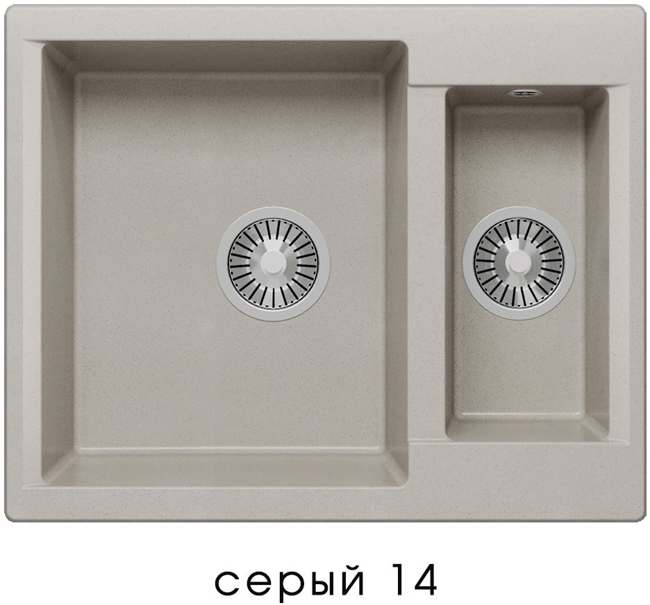Мойка кухонная Polygran Brig-620 серый Мойка кухонная Polygran Brig-620 серый