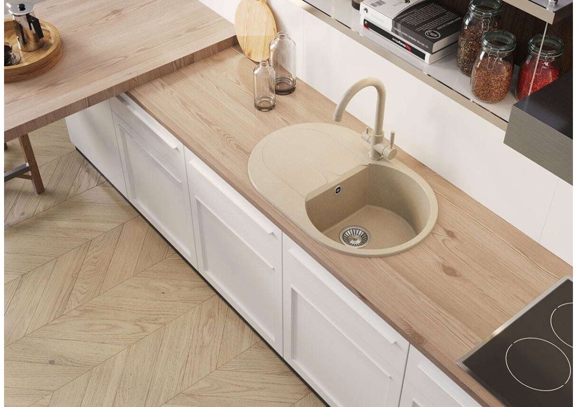 Мойка кухонная Polygran Atol 760 №316 76x50 космос Мойка кухонная Polygran Atol 760 №316 76x50 космос