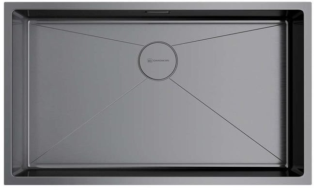 Мойка кухонная Omoikiri Taki 74-U/IF-GM 4993498 74x44 вороненая сталь Мойка кухонная Omoikiri Taki 74-U/IF-GM 4993498 74x44 вороненая сталь