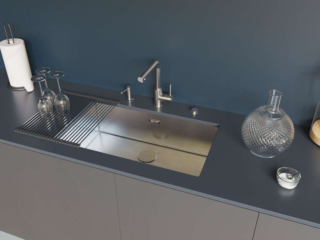 Мойка кухонная Omoikiri Taki 74-U/IF-GM 4993498 74x44 вороненая сталь Мойка кухонная Omoikiri Taki 74-U/IF-GM 4993498 74x44 вороненая сталь