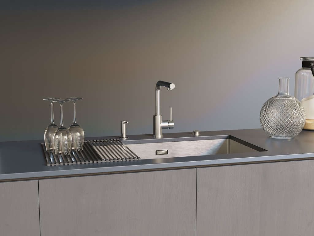 Мойка кухонная Omoikiri Taki 74-U/IF-GM 4993498 74x44 вороненая сталь Мойка кухонная Omoikiri Taki 74-U/IF-GM 4993498 74x44 вороненая сталь