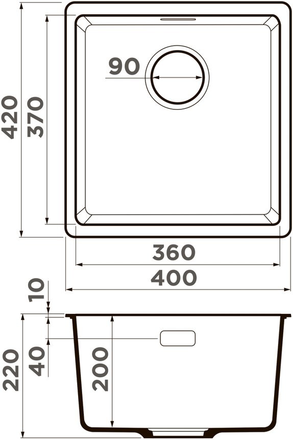 Мойка кухонная Omoikiri Kata 40-U-GR leningrad grey Мойка кухонная Omoikiri Kata 40-U-GR leningrad grey