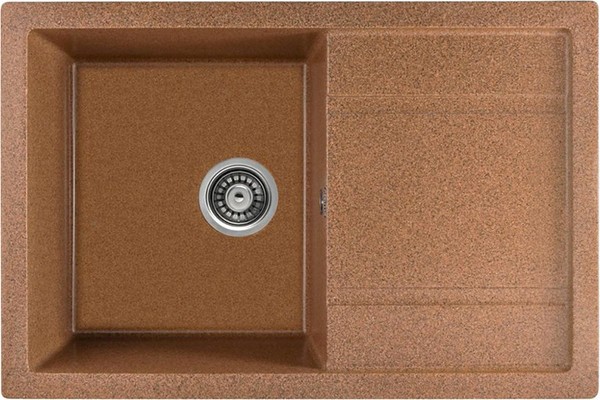 Мойка кухонная Saniteco Fama (терракот с сифоном Орио) Мойка кухонная Saniteco Fama (терракот с сифоном Орио)