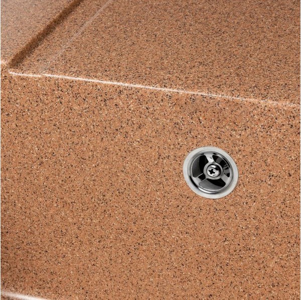 Мойка кухонная Saniteco Fama (терракот с сифоном Орио) Мойка кухонная Saniteco Fama (терракот с сифоном Орио)