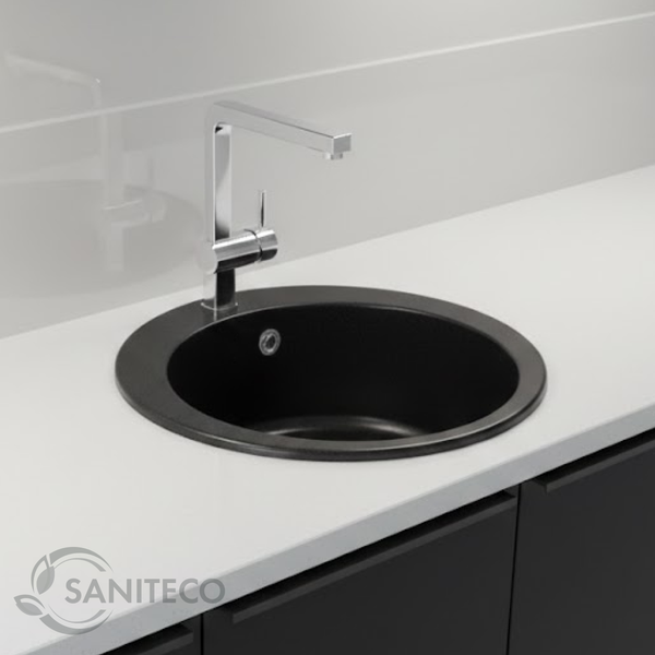 Мойка кухонная Saniteco Linea (оникс) Мойка кухонная Saniteco Linea (оникс)