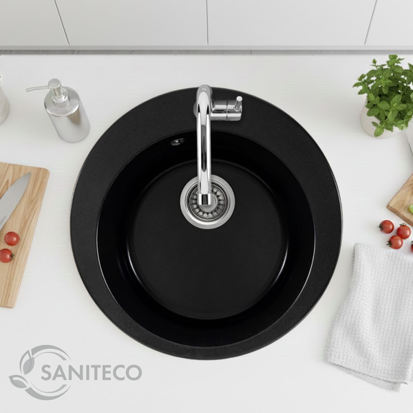 Мойка кухонная Saniteco Linea (оникс) Мойка кухонная Saniteco Linea (оникс)