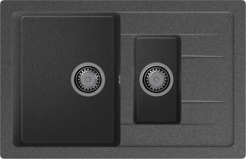 Мойка кухонная GranFest QUADRO Q-775KL графит Мойка кухонная GranFest QUADRO Q-775KL графит