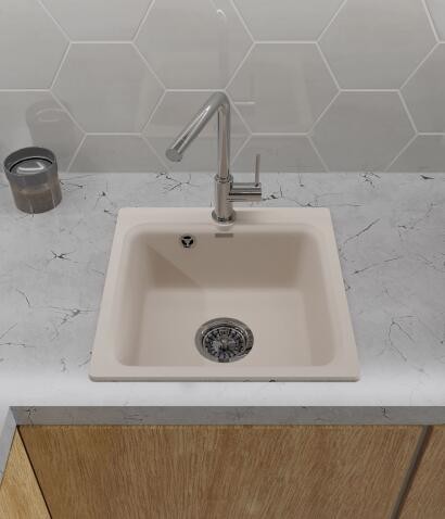 Мойка кухонная GranFest SMART SM-430 белый Мойка кухонная GranFest SMART SM-430 белый