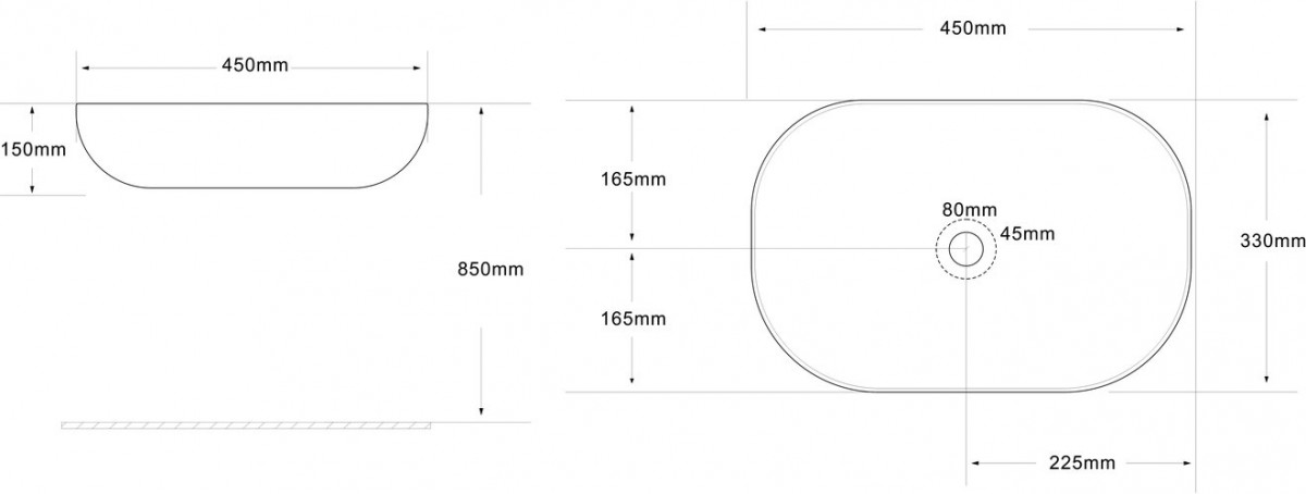 Умывальник Roxen Conta 570055-B Умывальник Roxen Conta 570055-B