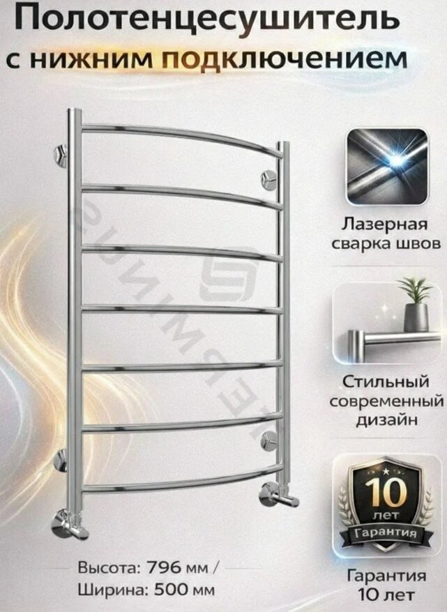 Полотенцесушитель водяной Terminus Классик НР П7 500х796 Полотенцесушитель водяной Terminus Классик НР П7 500х796