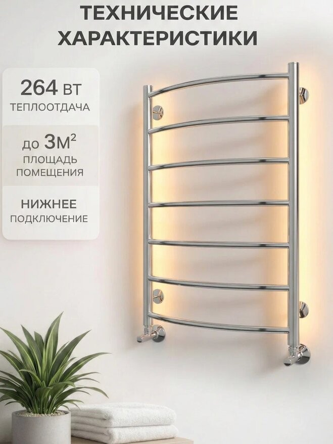 Полотенцесушитель водяной Terminus Классик НР П7 500х796 Полотенцесушитель водяной Terminus Классик НР П7 500х796