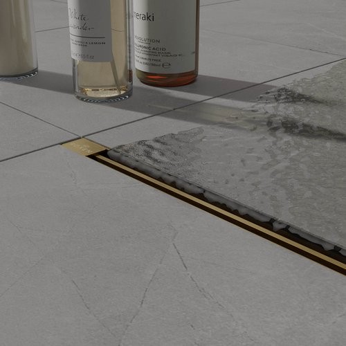 Душевой трап Roxen Slim Gold 91060-120GB Душевой трап Roxen Slim Gold 91060-120GB