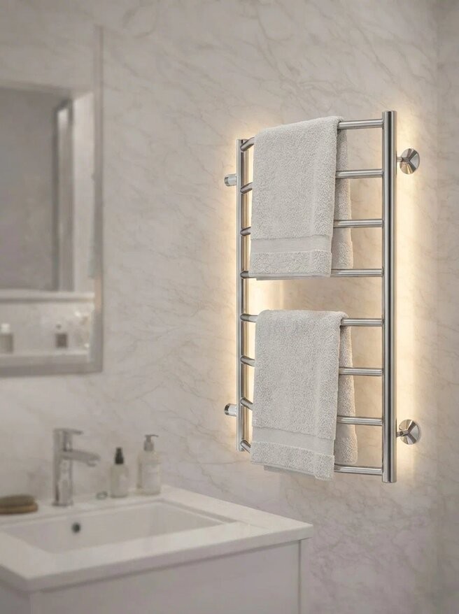 Полотенцесушитель водяной Terminus Виктория П8 500х800 бп500 RAL9003 белый матовый Полотенцесушитель водяной Terminus Виктория П8 500х800 бп500 RAL9003 белый матовый