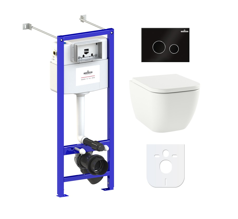 Комплект инсталляции и унитаза 6 в 1 Lavinia Boho Relfix One Rimless 77050168 Комплект инсталляции и унитаза 6 в 1 Lavinia Boho Relfix One Rimless 77050168