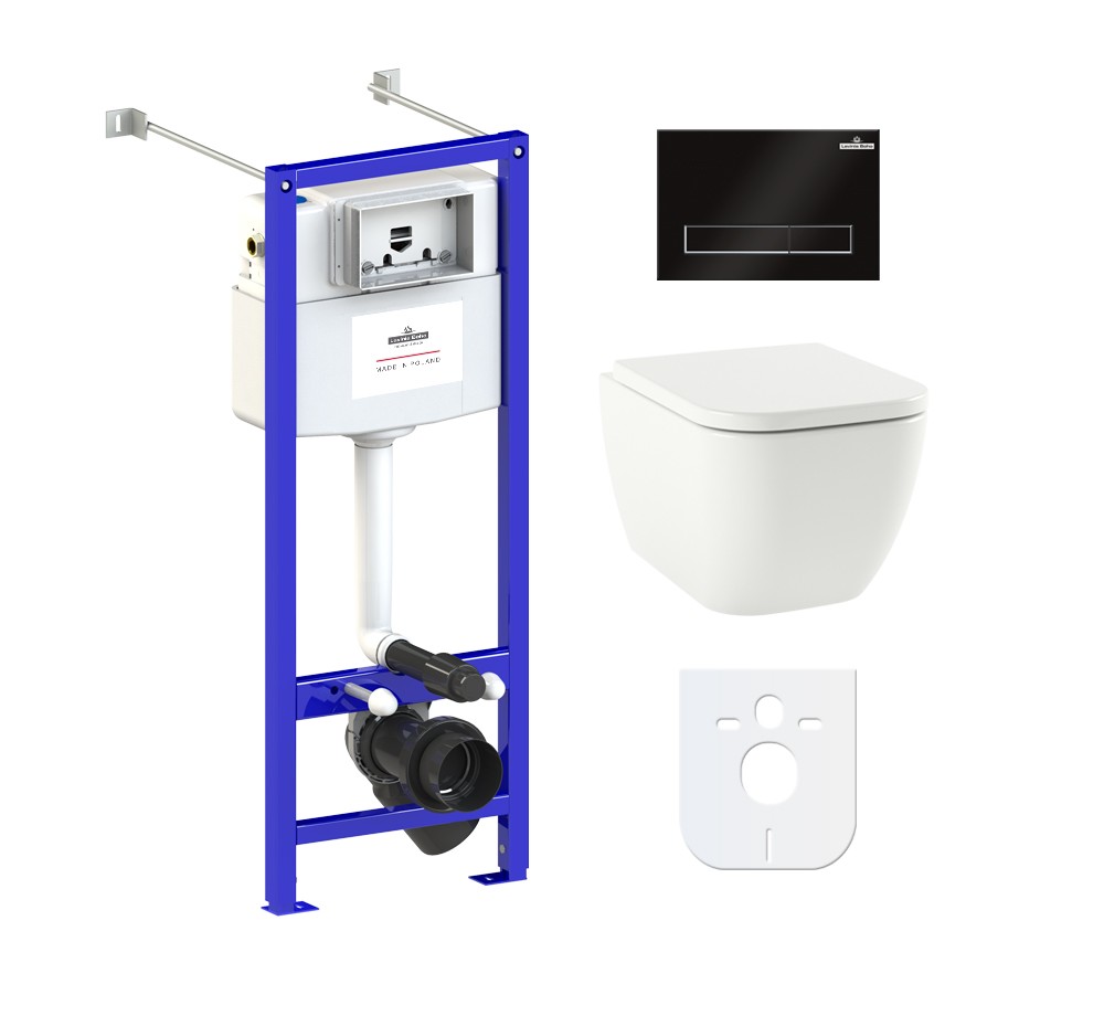 Комплект инсталляции и унитаза 6 в 1 Lavinia Boho Relfix One Compacto 77050148 Комплект инсталляции и унитаза 6 в 1 Lavinia Boho Relfix One Compacto 77050148