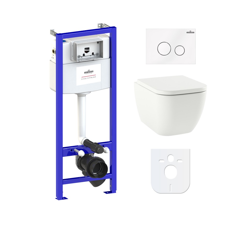 Комплект инсталляции и унитаза 6 в 1 Lavinia Boho Relfix One Rimless 77040083 Комплект инсталляции и унитаза 6 в 1 Lavinia Boho Relfix One Rimless 77040083