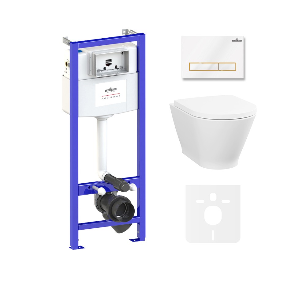 Комплект инсталляции и унитаза 6 в 1 Lavinia Boho Relfix Elegant Rimless 87561081 Комплект инсталляции и унитаза 6 в 1 Lavinia Boho Relfix Elegant Rimless 87561081