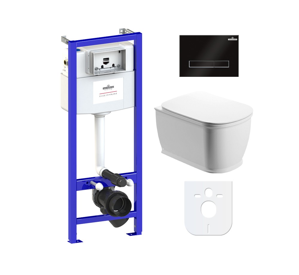 Комплект инсталляции и унитаза 6 в 1 Lavinia Boho Relfix Bell Pro Rimless 77040046 Комплект инсталляции и унитаза 6 в 1 Lavinia Boho Relfix Bell Pro Rimless 77040046