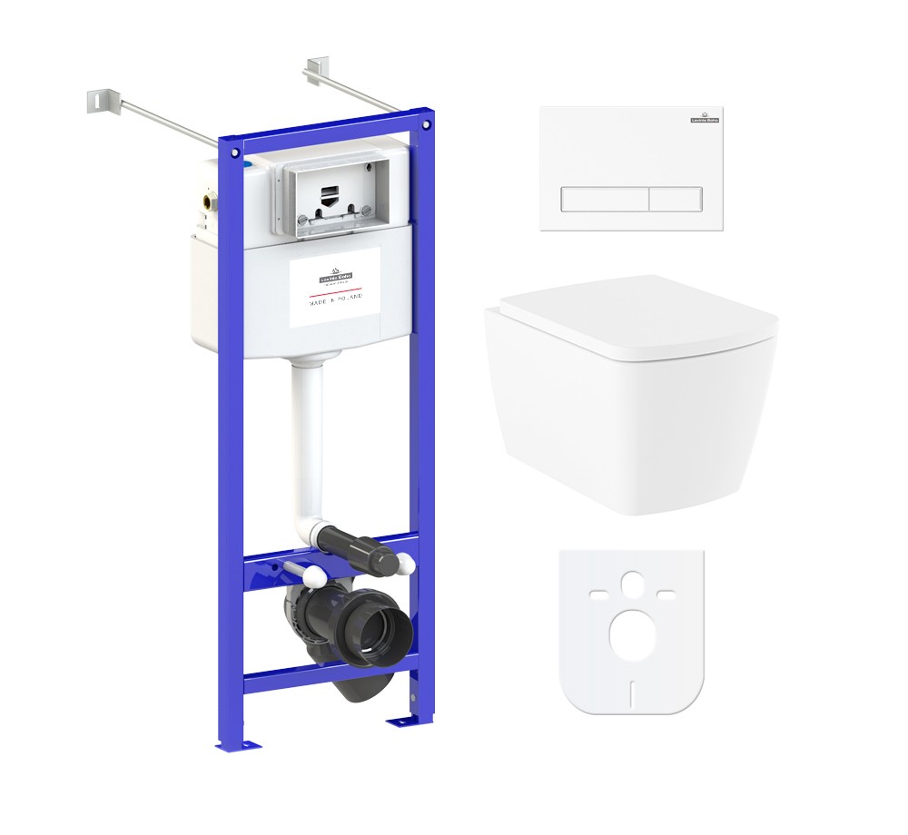 Комплект инсталляции и унитаза 6 в 1 Lavinia Boho Relfix Aveo Rimless 77050205 Комплект инсталляции и унитаза 6 в 1 Lavinia Boho Relfix Aveo Rimless 77050205