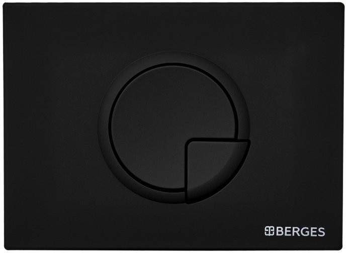 Инсталляция Berges Novum 040225 с клавишей смыва R5 Soft Touch черный Инсталляция Berges Novum 040225 с клавишей смыва R5 Soft Touch черный