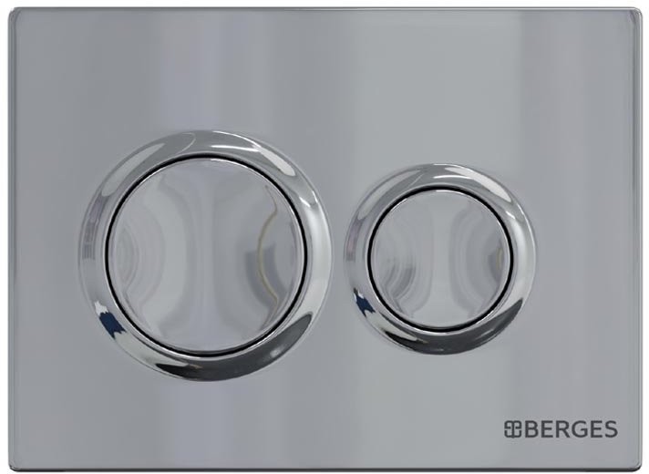 Комплект инсталляции Berges NOVUM 525 + VENTAS Rimless + Ventas Slim SO + О3 с клавишей хром глянец Комплект инсталляции Berges NOVUM 525 + VENTAS Rimless + Ventas Slim SO + О3 с клавишей хром глянец