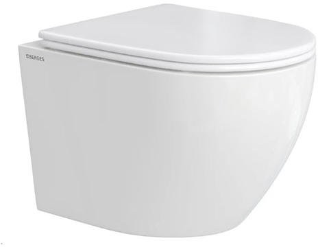 Комплект унитаз Berges OKUS Rimless + инсталляция Novum + клавиша смыва O2 хром матовый Комплект унитаз Berges OKUS Rimless + инсталляция Novum + клавиша смыва O2 хром матовый