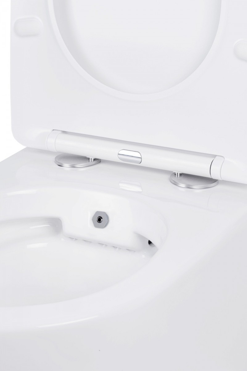 Комплект инсталляция Roxen StounFix Dual Fresh 6 в 1 968424 с унитазом Antares Bidet 530185-01X и клавшей смыва Steel 420280S сатин Комплект инсталляция Roxen StounFix Dual Fresh 6 в 1 968424 с унитазом Antares Bidet 530185-01X и клавшей смыва Steel 420280S сатин