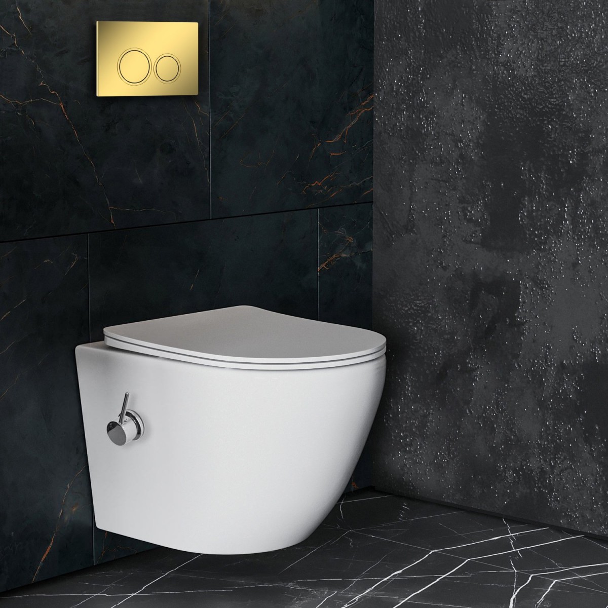 Комплект 6 в 1 Roxen StounFix Dual Fresh 968097 клавиша смыва Santi 410260G + унитаз Roxen Antares Bidet 530185-01X Комплект 6 в 1 Roxen StounFix Dual Fresh 968097 клавиша смыва Santi 410260G + унитаз Roxen Antares Bidet 530185-01X