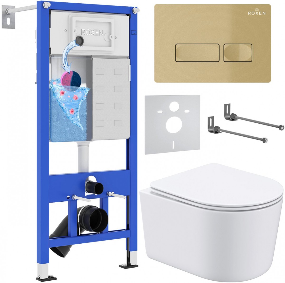 Комплект 6 в 1 Roxen StounFix Dual Fresh 968084 клавиша Caspia 410280GB + Roxen Simple 530120-01 Комплект 6 в 1 Roxen StounFix Dual Fresh 968084 клавиша Caspia 410280GB + Roxen Simple 530120-01