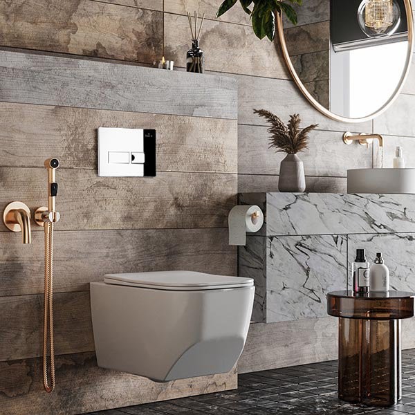 Комплект инсталляции Roxen StounFix Dual Fresh 594218 клавиша хром глянцевый Комплект инсталляции Roxen StounFix Dual Fresh 594218 клавиша хром глянцевый